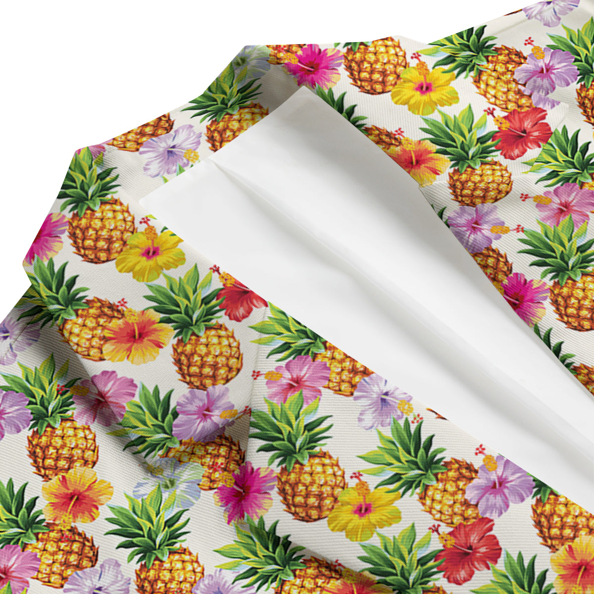Pineapple Aloha Summer Print Pattern Men's Blazer-grizzshop