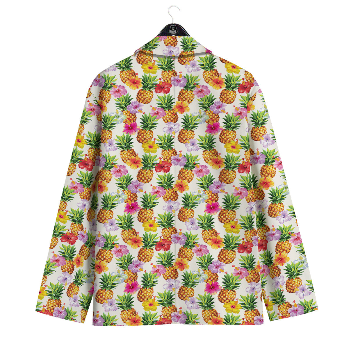 Pineapple Aloha Summer Print Pattern Men's Sport Coat-grizzshop