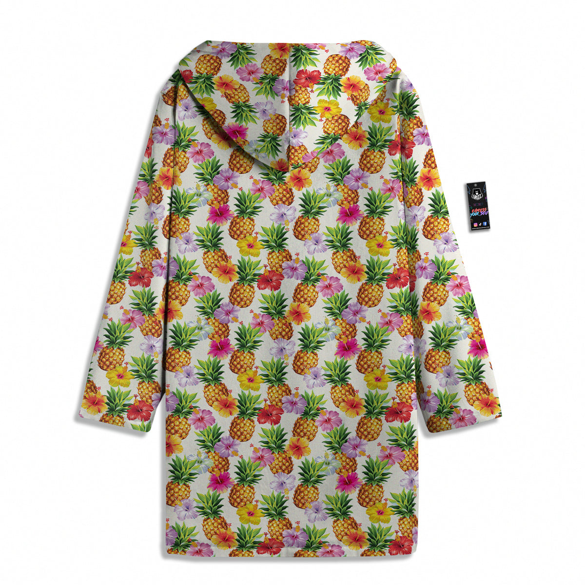 Pineapple Aloha Summer Print Pattern Men's Windbreaker Jacket-grizzshop