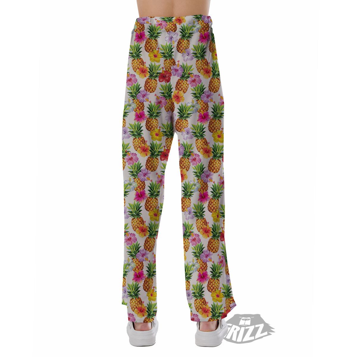 Pineapple Aloha Summer Print Pattern Pajama Pants-grizzshop