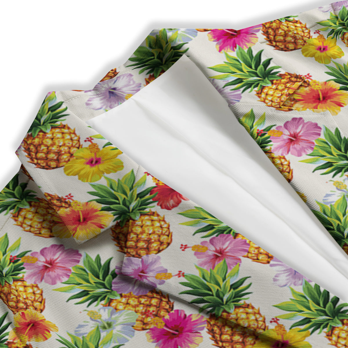 Pineapple Aloha Summer Print Pattern Women's Blazer-grizzshop