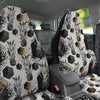 Pineapple Black Geometric Print Pattern Car Seat Covers-grizzshop