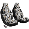 Pineapple Black Geometric Print Pattern Car Seat Covers-grizzshop