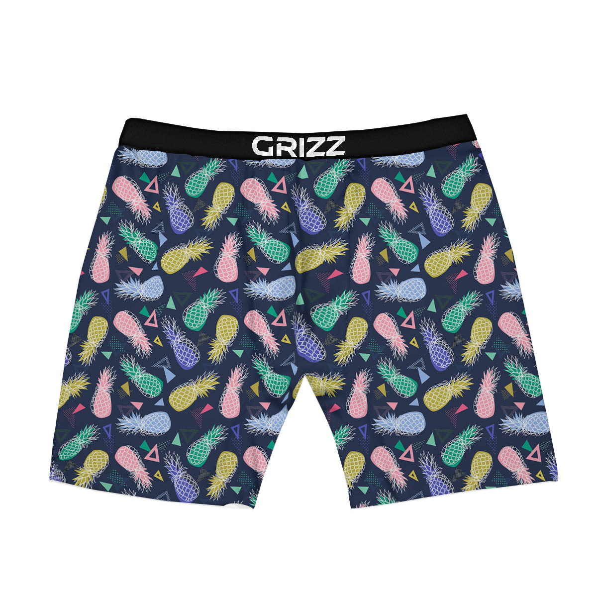 Pineapple Colorful Print Pattern Boxer Briefs-grizzshop