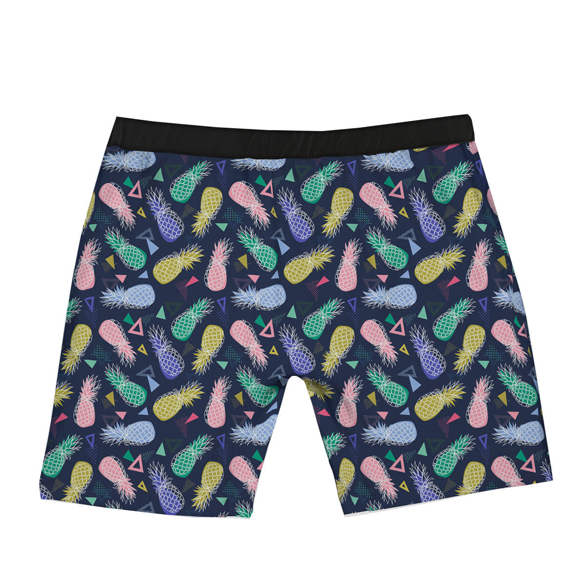 Pineapple Colorful Print Pattern Boxer Briefs-grizzshop