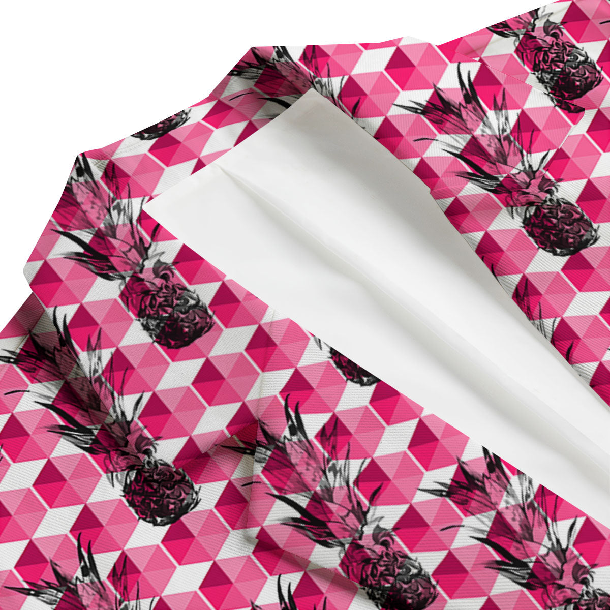 Pineapple Geometric Print Pattern Men's Blazer-grizzshop