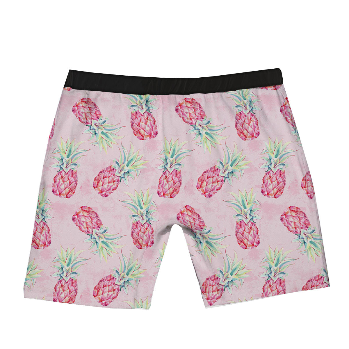 Pineapple Pastel Pink Print Pattern Boxer Briefs-grizzshop