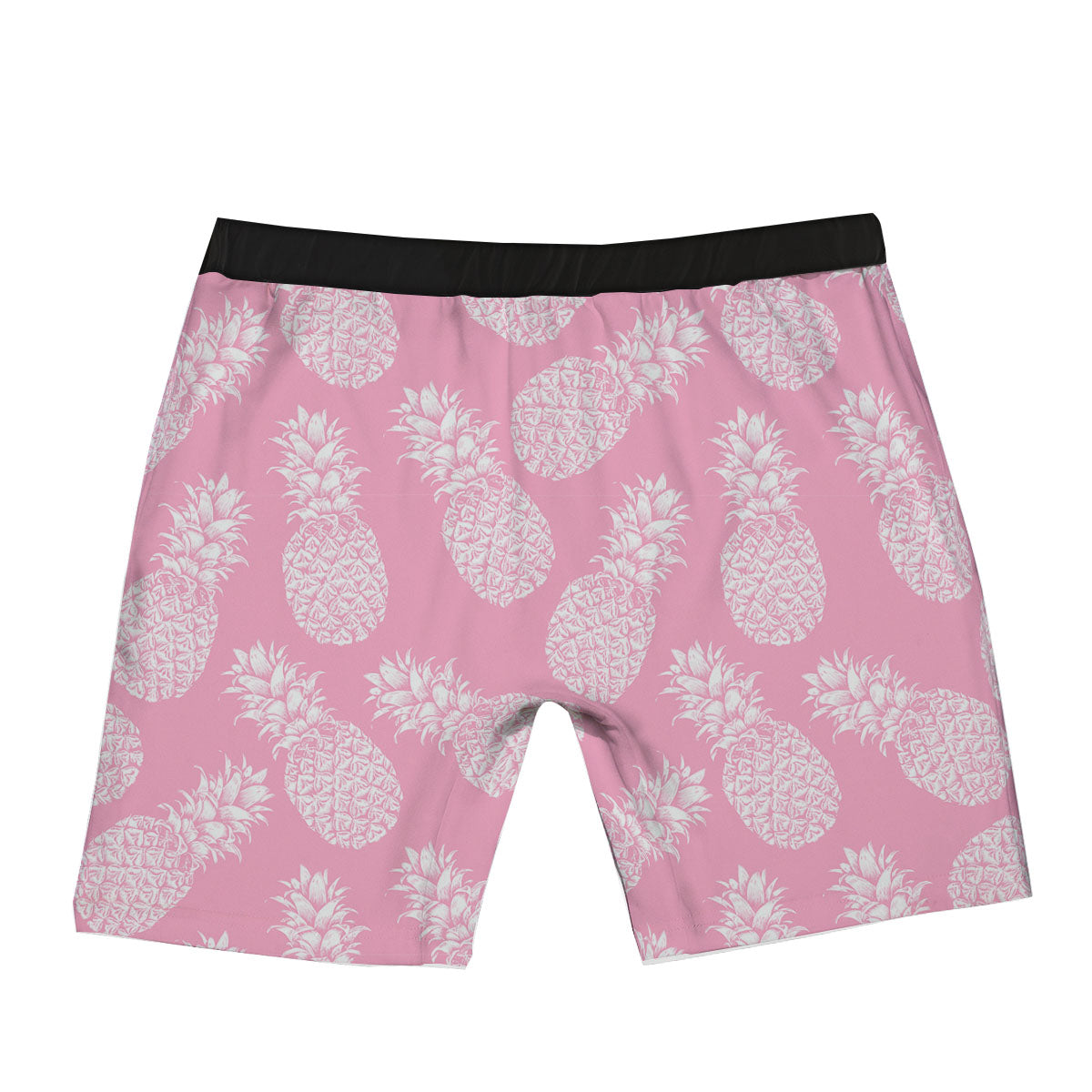 Pineapple Pink Print Pattern Boxer Briefs-grizzshop