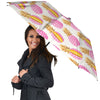 Pineapple Pink Vintage Print Pattern Umbrella-grizzshop