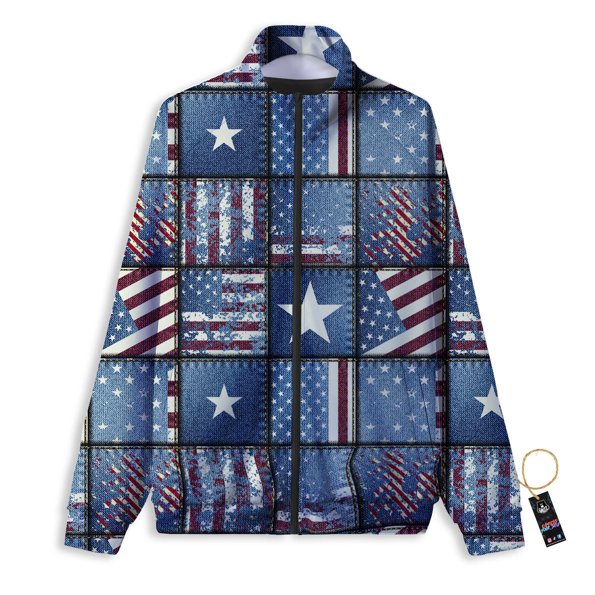 Pineapple Pink Watercolor Print Pattern Track Jacket-grizzshop