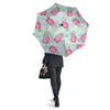 Pineapple Pink Watercolor Print Pattern Umbrella-grizzshop