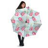 Pineapple Pink Watercolor Print Pattern Umbrella-grizzshop