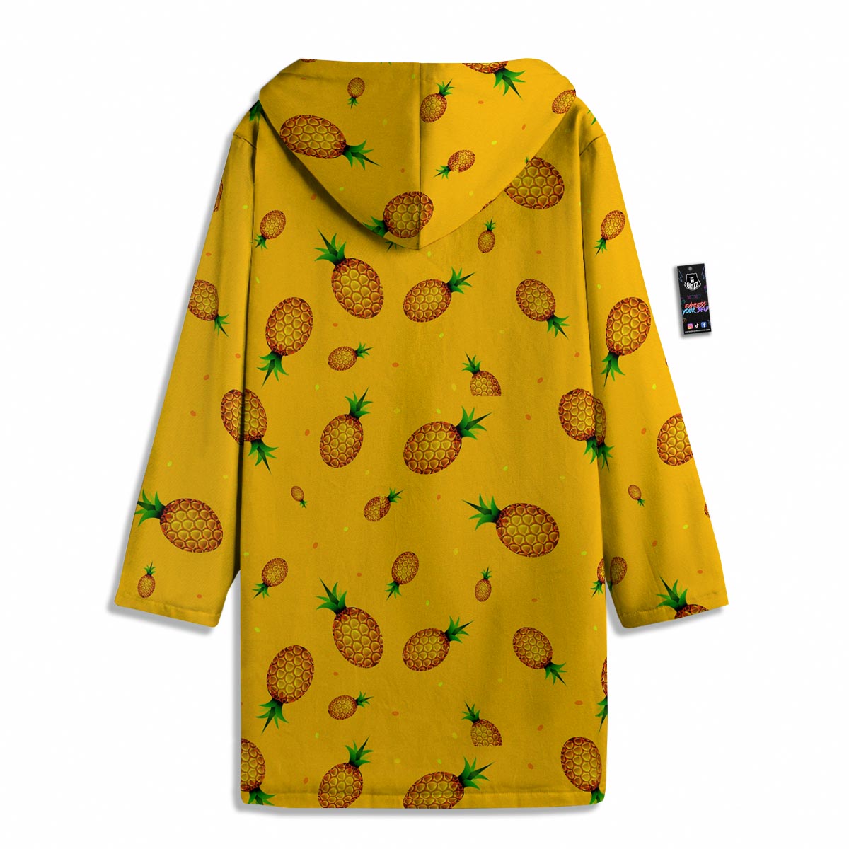 Pineapple Sand Beach Print Pattern Men's Windbreaker Jacket-grizzshop