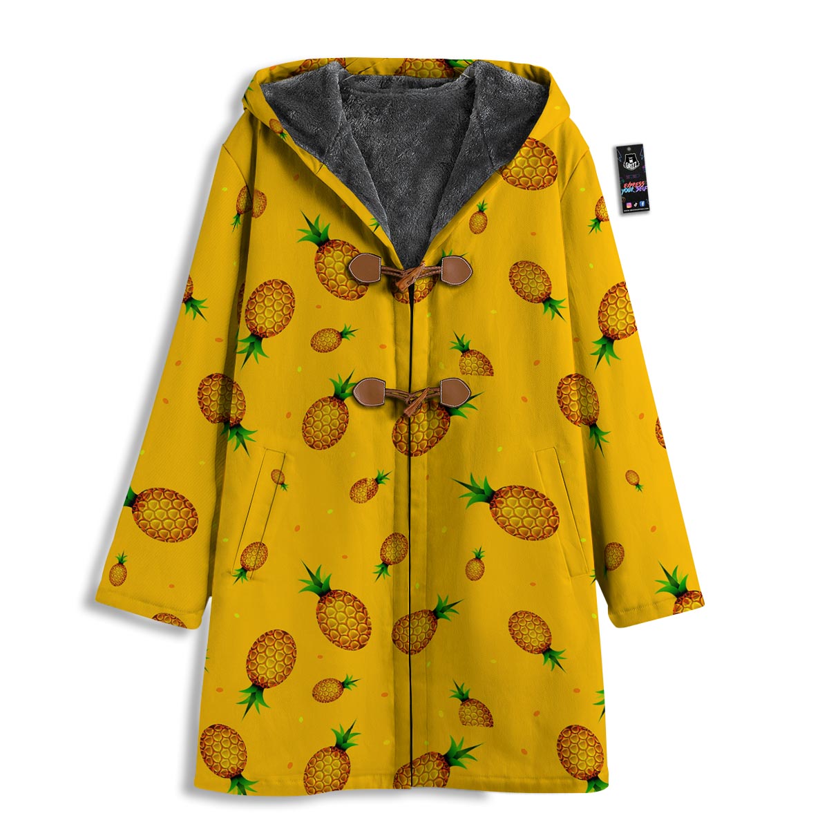 Pineapple Sand Beach Print Pattern Men's Windbreaker Jacket-grizzshop