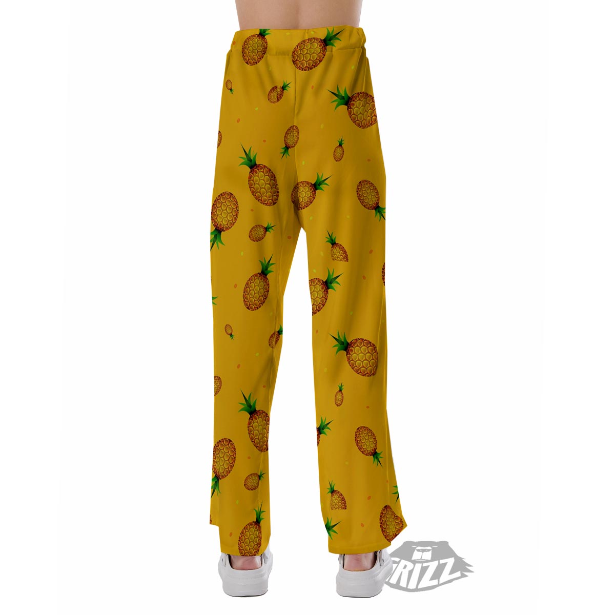 Pineapple Sand Beach Print Pattern Pajama Pants-grizzshop