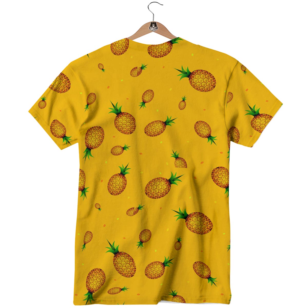 Pineapple Sand Beach Print Pattern T-Shirt-grizzshop