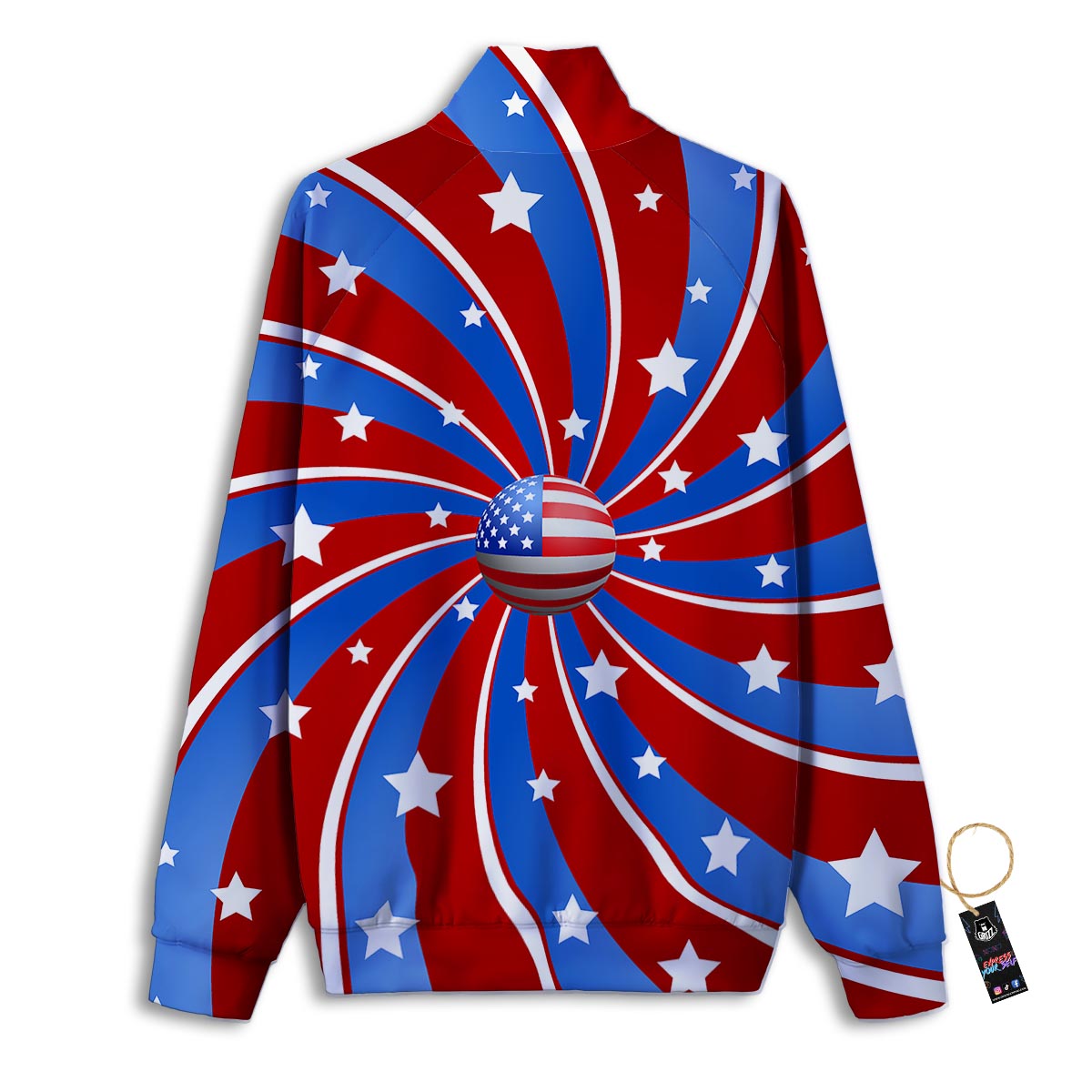 Pineapple Sand Beach Print Pattern Track Jacket-grizzshop