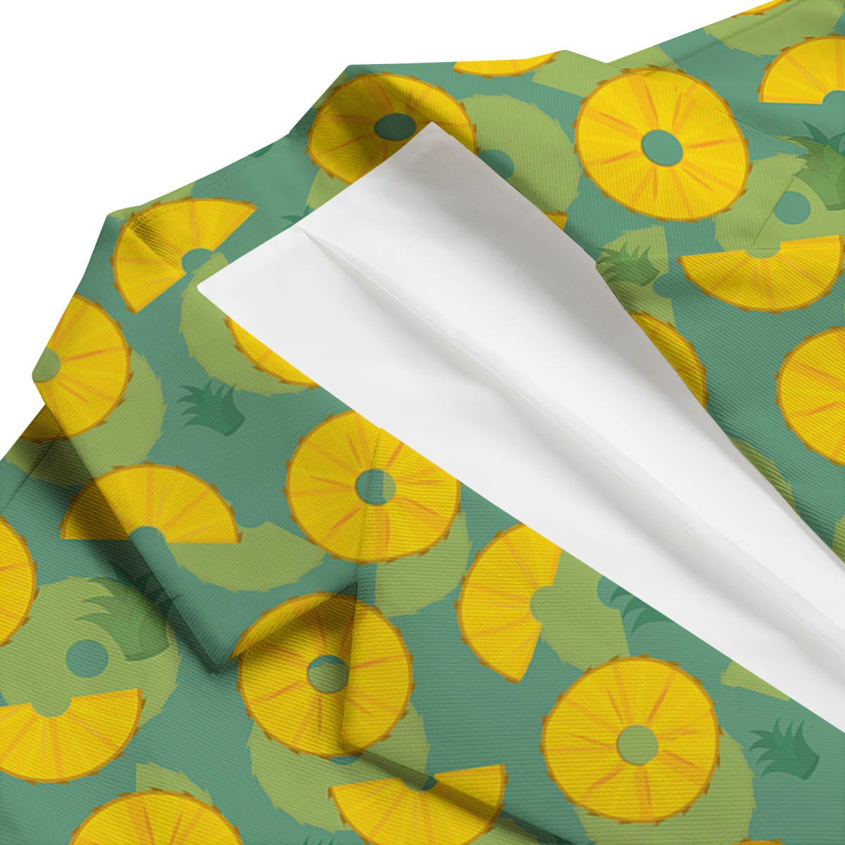 Pineapple Sliced Print Pattern Men's Blazer-grizzshop