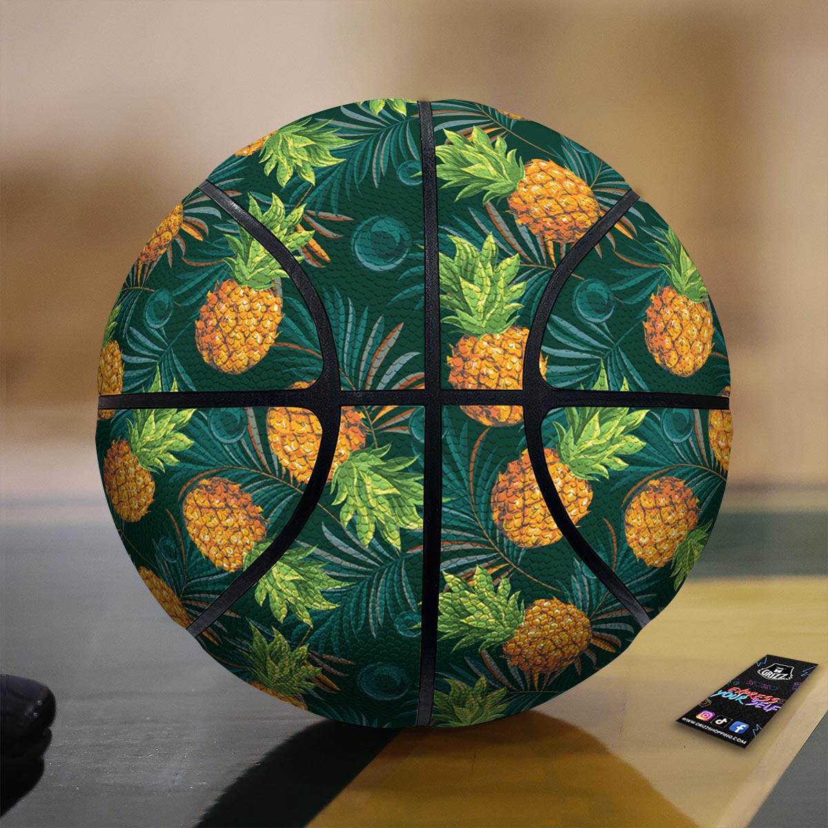 Pineapple Summer Print Pattern Basketball