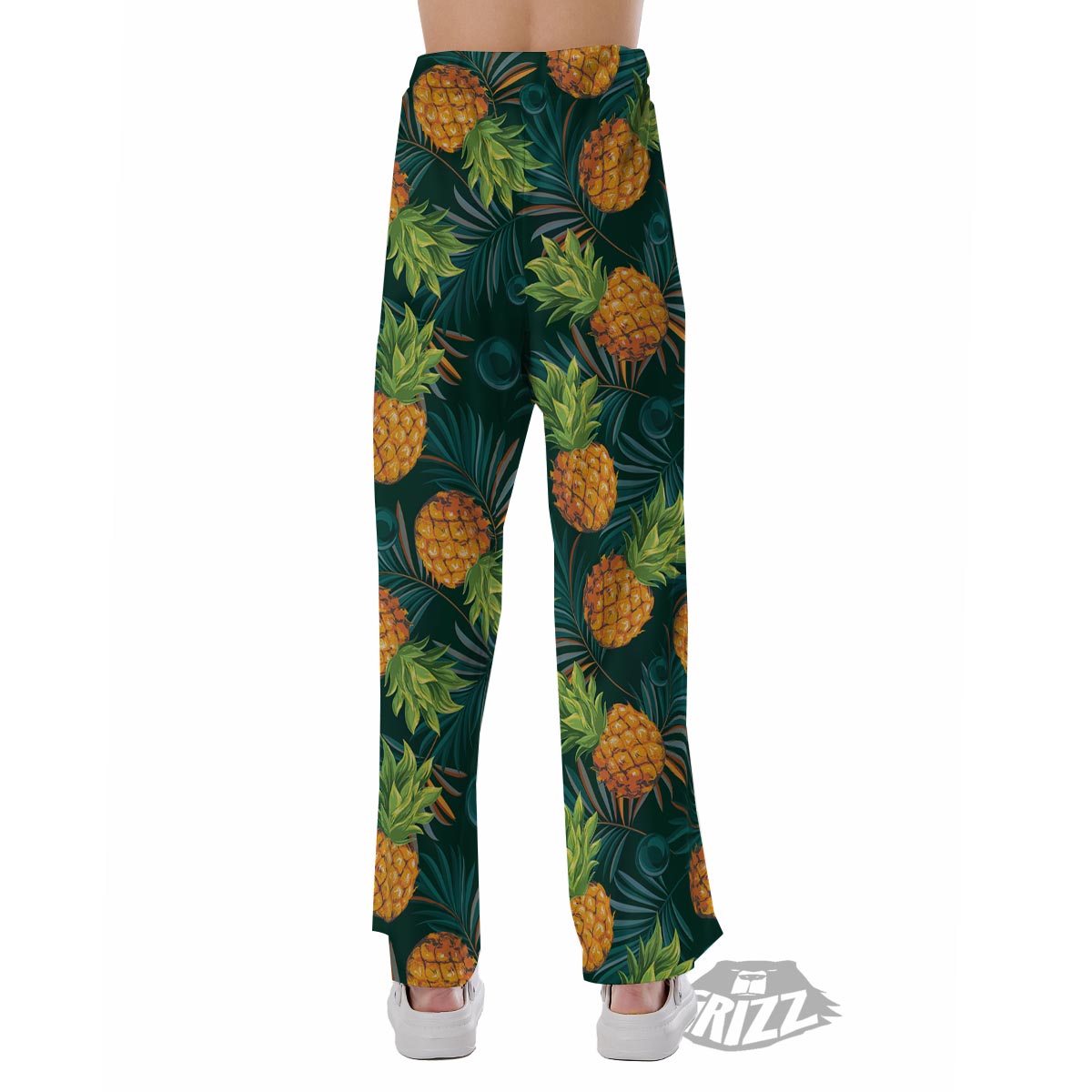 Pineapple Summer Print Pattern Pajama Pants-grizzshop