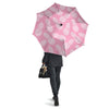 Pineapple White Summer Pink Print Pattern Umbrella-grizzshop