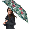 Pineapple White Tropical Print Pattern Umbrella-grizzshop