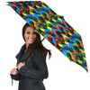 Pineapple Zigzag Print Pattern Umbrella-grizzshop