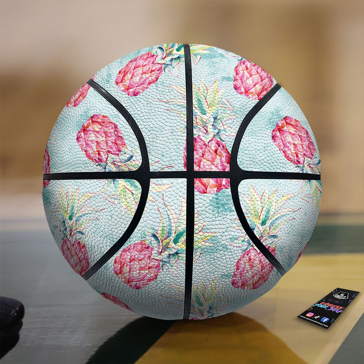 Patrick's Day Watercolor Saint Print Pattern Basketball