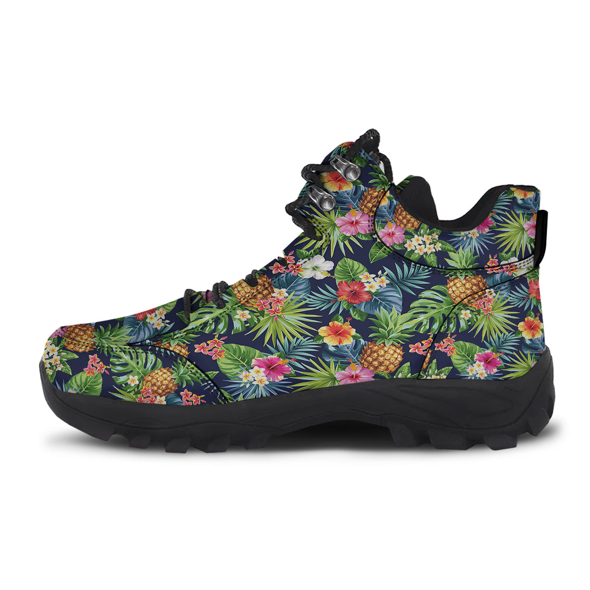 Pineapples Tropical Print Pattern Hiking Shoes-grizzshop