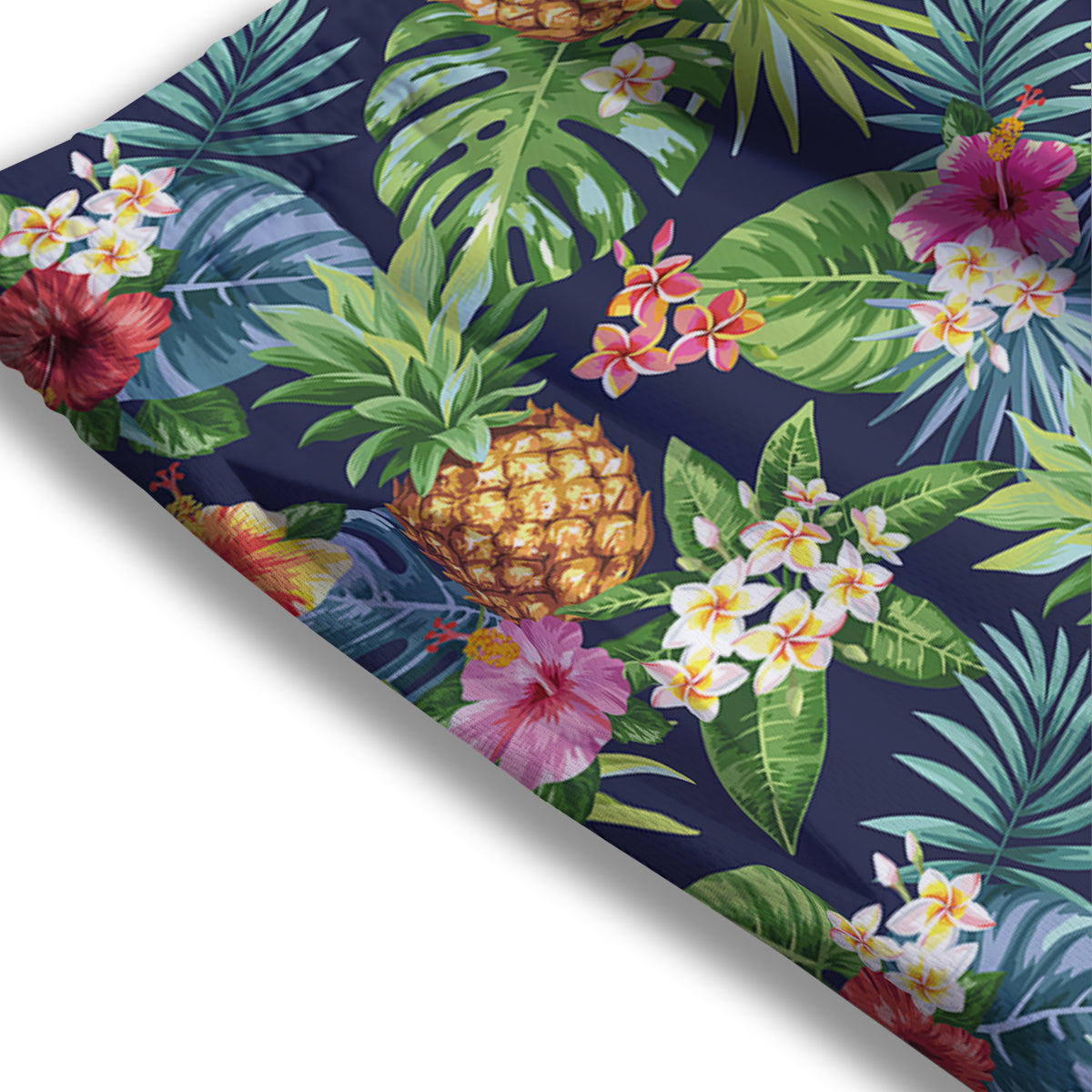 Pineapples Tropical Print Pattern Mesh Shorts-grizzshop