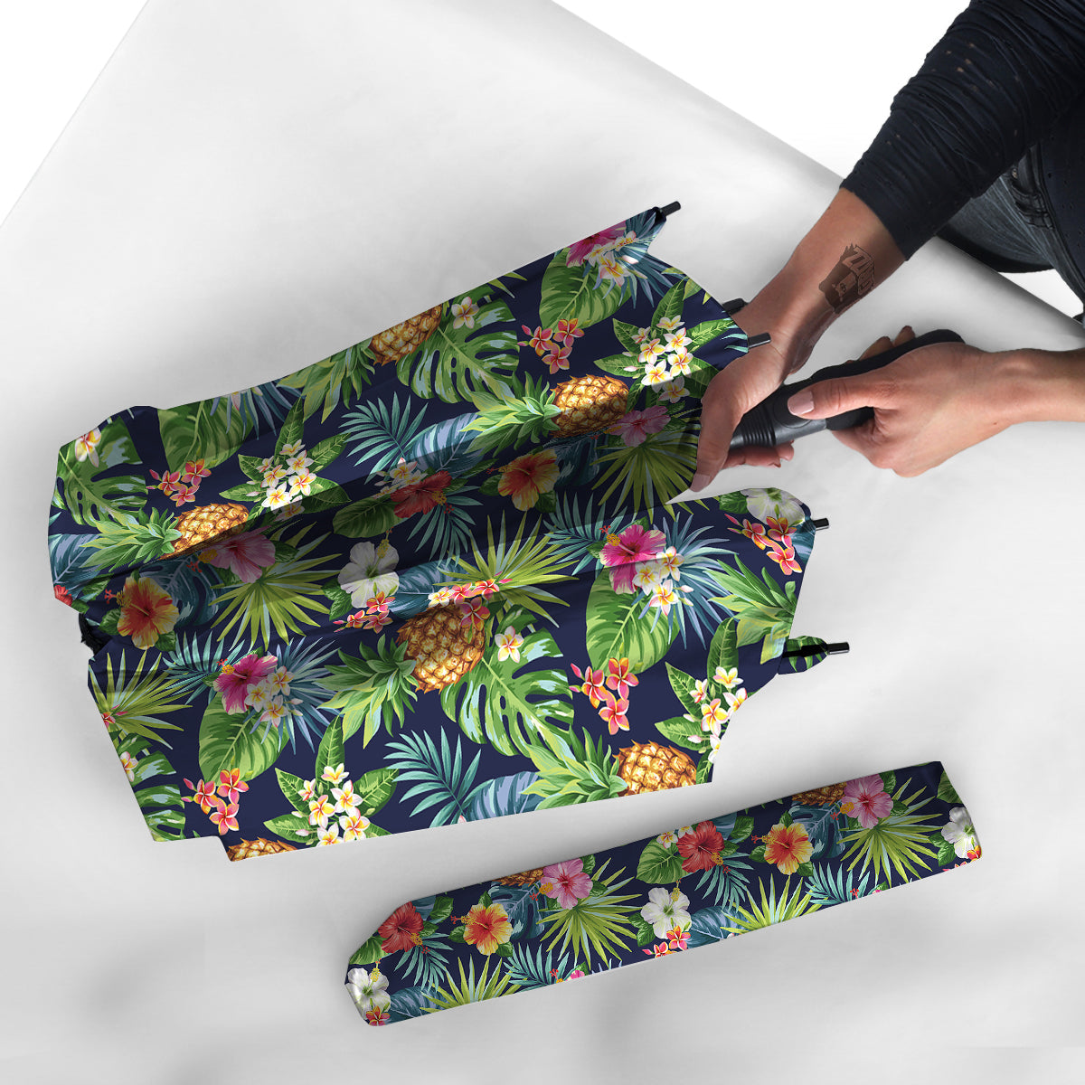 Pineapples Tropical Print Pattern Umbrella-grizzshop