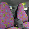 Pink Alien And Cute Monsters Print Pattern Car Seat Covers-grizzshop