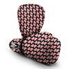 Pink And Black Grapefruit Sliced Print Pattern Boxing Gloves-grizzshop