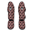 Pink And Black Grapefruit Sliced Print Pattern Muay Thai Shin Guards-grizzshop