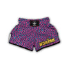 Pink And Blue Dot Leopard Muay Thai Boxing Shorts-grizzshop