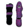 Pink And Blue Dot Leopard Muay Thai Shin Guards-grizzshop