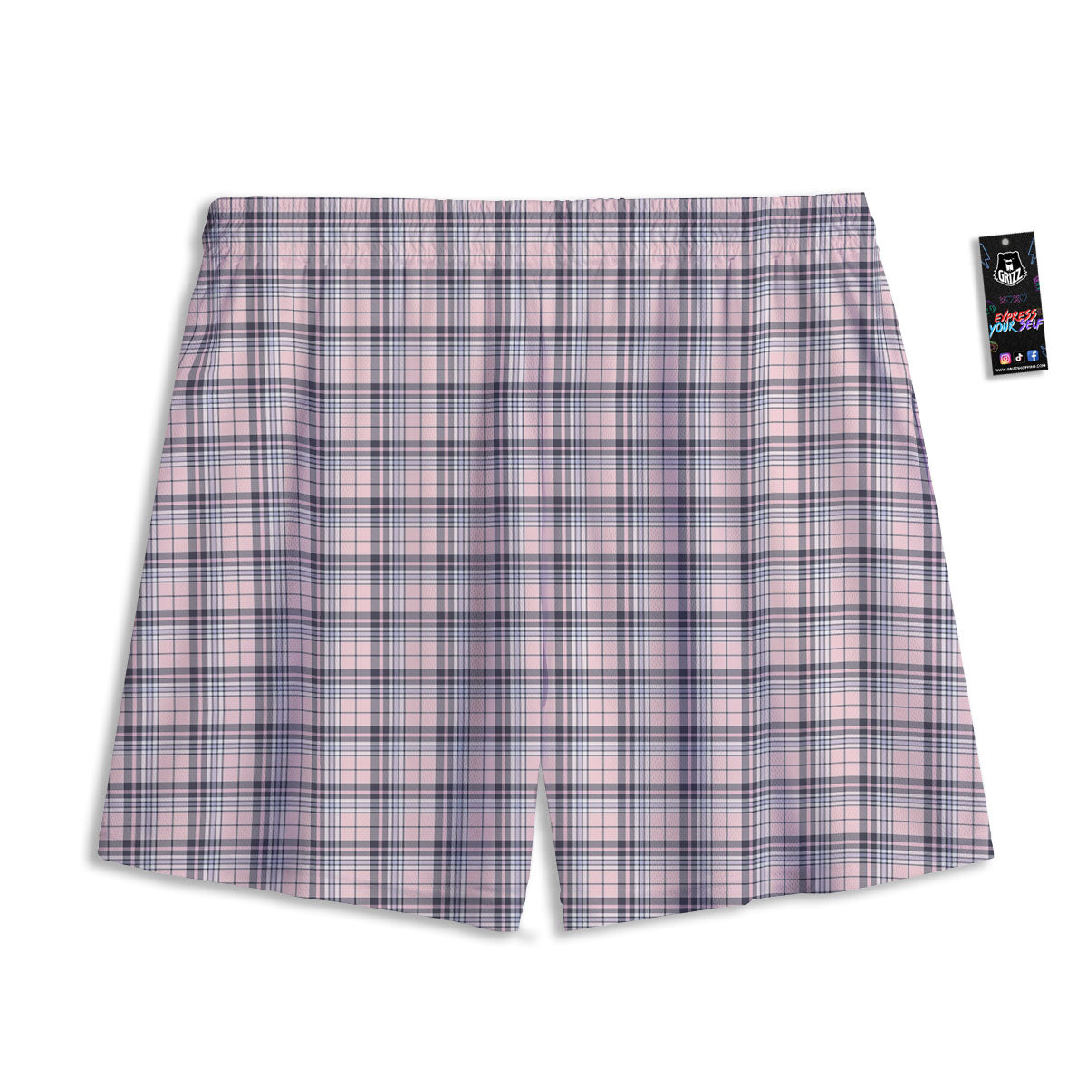 Patchwork Ethnic Floral Print Pattern Mesh Shorts