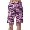 Pink Camouflage Print Men's Shorts-grizzshop