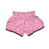 Pink Candy Pattern Print Muay Thai Boxing Shorts-grizzshop