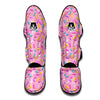 Pink Candy Pattern Print Muay Thai Shin Guards-grizzshop