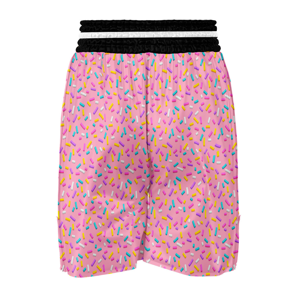 Pink Candy Sprinkles Sweet Print Pattern Boxing Shorts-grizzshop