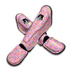 Pink Candy Sprinkles Sweet Print Pattern Muay Thai Shin Guards-grizzshop