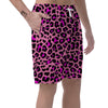 Pink Cheetah Leopard Men's Shorts-grizzshop