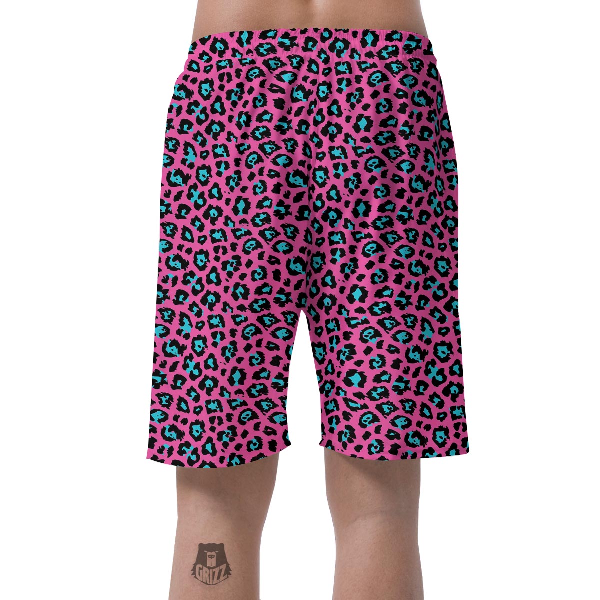 Pink Cheetah Men's Shorts-grizzshop