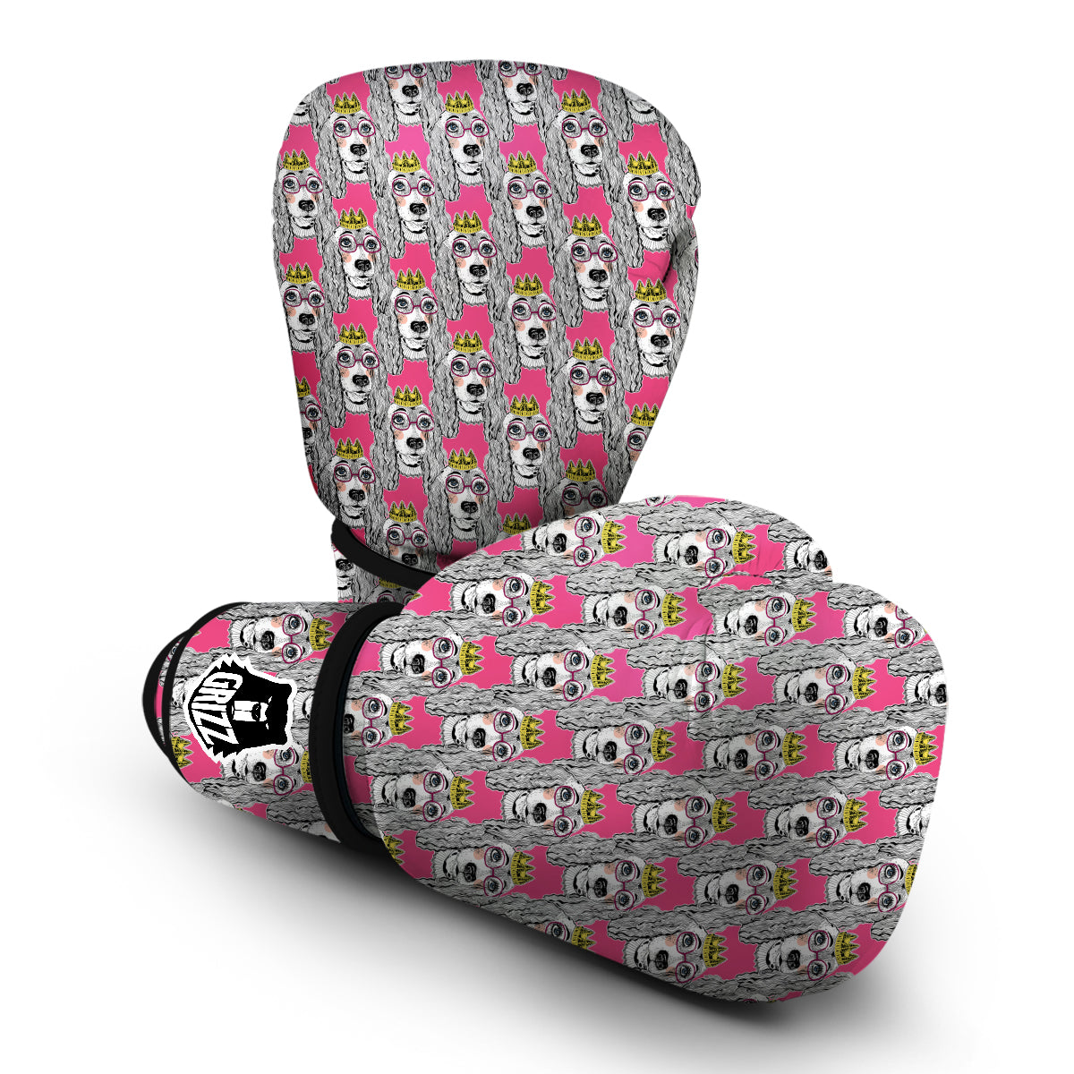 Pink Cocker spaniel Print Pattern Boxing Gloves-grizzshop