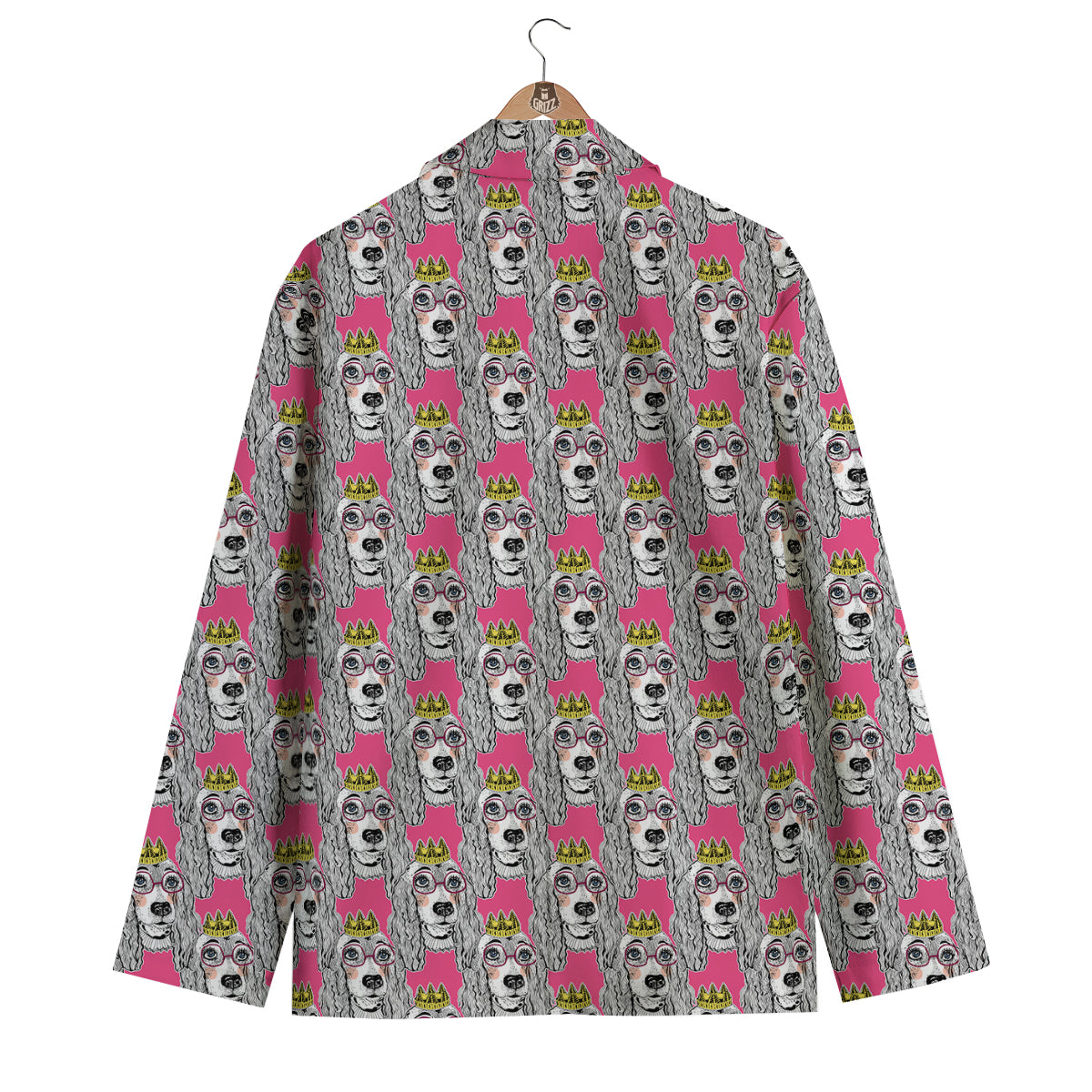 Pink Cocker spaniel Print Pattern Men's Blazer-grizzshop
