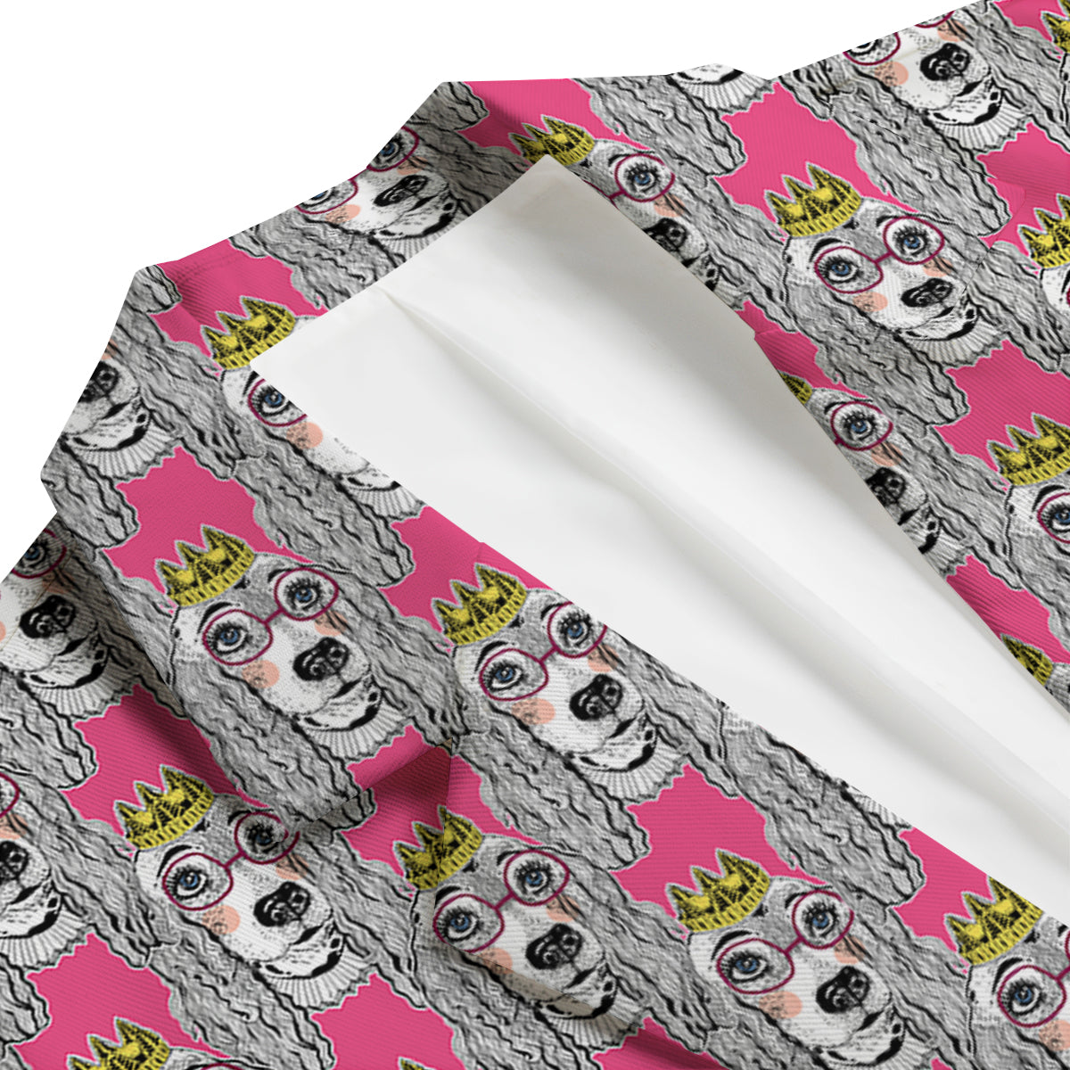 Pink Cocker spaniel Print Pattern Men's Blazer-grizzshop