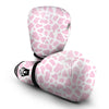 Pink Cow Pattern Print Boxing Gloves-grizzshop