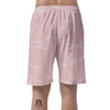 Pink Cracked Marble Men's Shorts-grizzshop