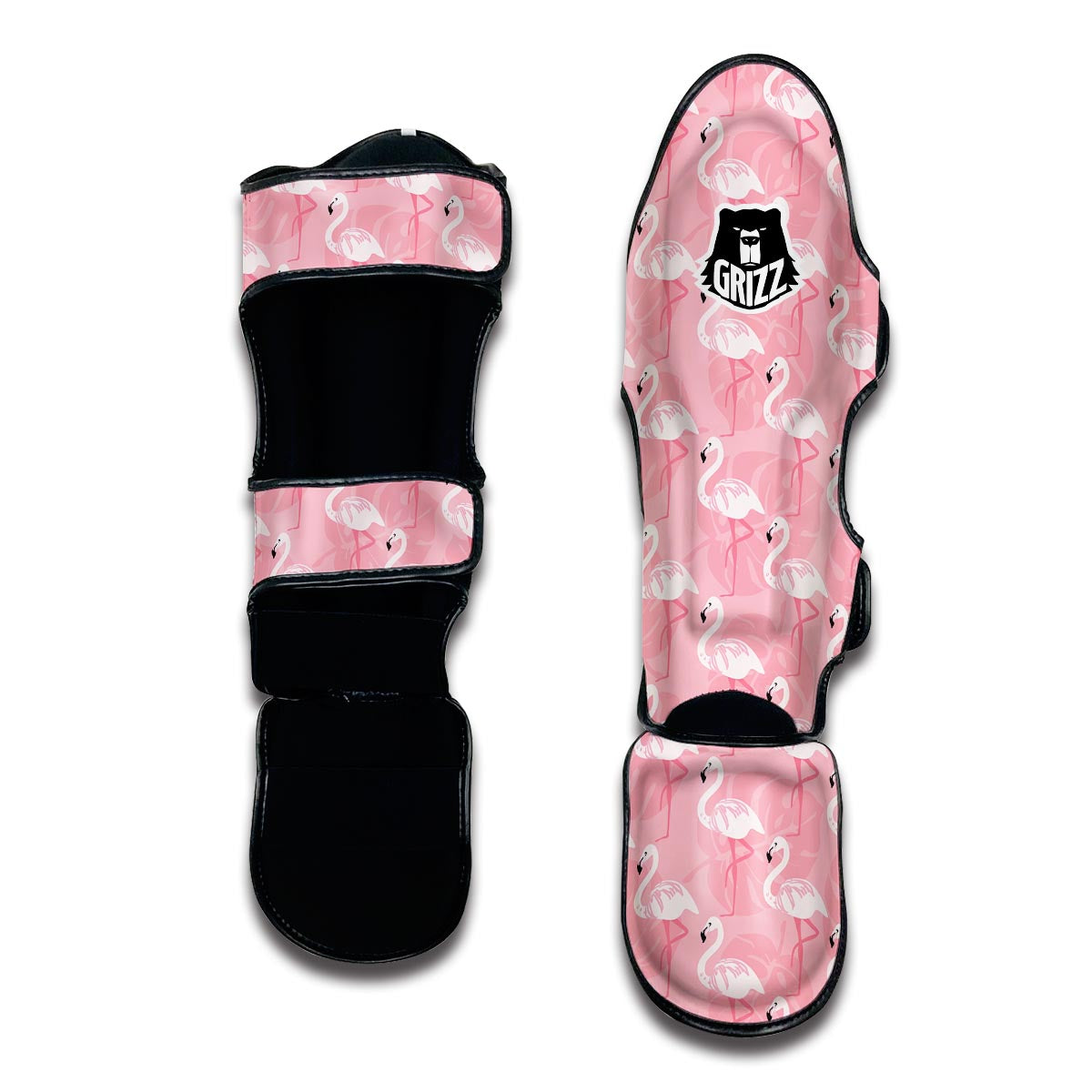 Pink Flamingo Muay Thai Shin Guards-grizzshop